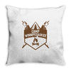 Camp Winnipesaukee Shirt Throw Pillow