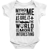 verified traveller tee Baby Bodysuit