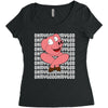 oh my god pig Women's Triblend Scoop T-shirt