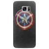 cotton captain america shield distressed, ideal gift or present Samsung Galaxy S7 Edge Case