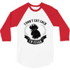 I Don't Eat Cock I'm Vegan 3/4 Sleeve Shirt