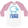 i m with herd 3/4 Sleeve Shirt