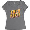 taco party Women's Triblend Scoop T-shirt
