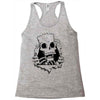 bart skull Racerback Tank