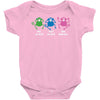 three monkeys talking nonsense Baby Onesie