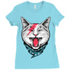 cat rock Ladies Fitted T-Shirt
