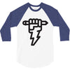 pencil lightning 3/4 Sleeve Shirt