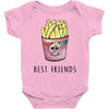 Burger and Fries Best Friends Baby Bodysuit