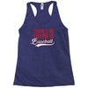 there's no crying in baseball Racerback Tank