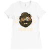 urbane bear Ladies Fitted T-Shirt