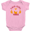 This Girl Loves Siberian Husky Baby Onesie