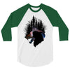 Mononoke Hime Siluet 3/4 Sleeve Shirt
