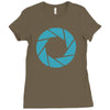 camera shutter Ladies Fitted T-Shirt