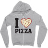 i Love Pizza Zipper Hoodie
