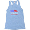 american flag we the people Racerback Tank
