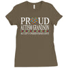 proud autism grandson Ladies Fitted T-Shirt