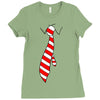 tie Ladies Fitted T-Shirt