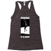 gravity is a myth Racerback Tank