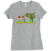 revenge of the turtles Ladies Fitted T-Shirt