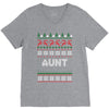 ugly christmas aunt V-Neck Tee