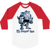 muscle shark its summer time 3/4 Sleeve Shirt