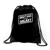 best dad in the galaxy Drawstring Bags