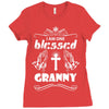 I Am One Blessed Granny Ladies Fitted T-Shirt