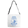 I am a Stomach Tumor Survivor - What's Your Superpower? Adjustable Strap Totes