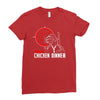 battle ground winner winner chicken dinner Ladies Fitted T-Shirt