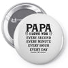 I Love you Papa Pin-back button