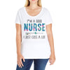 i&rsquo;m a good nurse Ladies Curvy T-Shirt