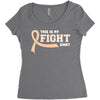 This Is My Fight Shirt Women's Triblend Scoop T-shirt