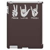 peace love rock funny iPad 3 and 4 Case
