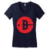 D Women's V-Neck T-Shirt