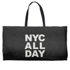 nyc all day Weekender Totes