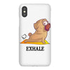 yoga pug exhale iPhoneX Case