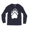 large bear paw print crew neck long sleeve Long Sleeve Shirts