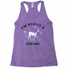 i'm really a unicorn Racerback Tank