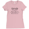 dad a sons first hero Ladies Fitted T-Shirt