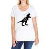 Teachersaurus Ladies Curvy T-Shirt