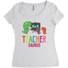 teacher saurus Women's Triblend Scoop T-shirt