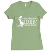 robot dinosaur Ladies Fitted T-Shirt