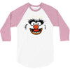 animal face 3/4 Sleeve Shirt