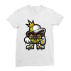 hop hop bear Ladies Fitted T-Shirt