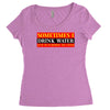 sometimes i drink water, ideal gift, birthday present Women's Triblend Scoop T-shirt