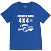 redneck math 4x4 truck V-Neck Tee