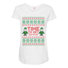 time to get elffed up Maternity Scoop Neck T-shirt