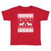 reindeer christmas ugly sweater Toddler T-shirt