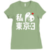 i love tokyo 3 Ladies Fitted T-Shirt