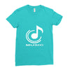 music3 Ladies Fitted T-Shirt